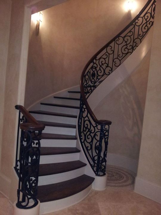 Custom Interior Railings - Womack Iron